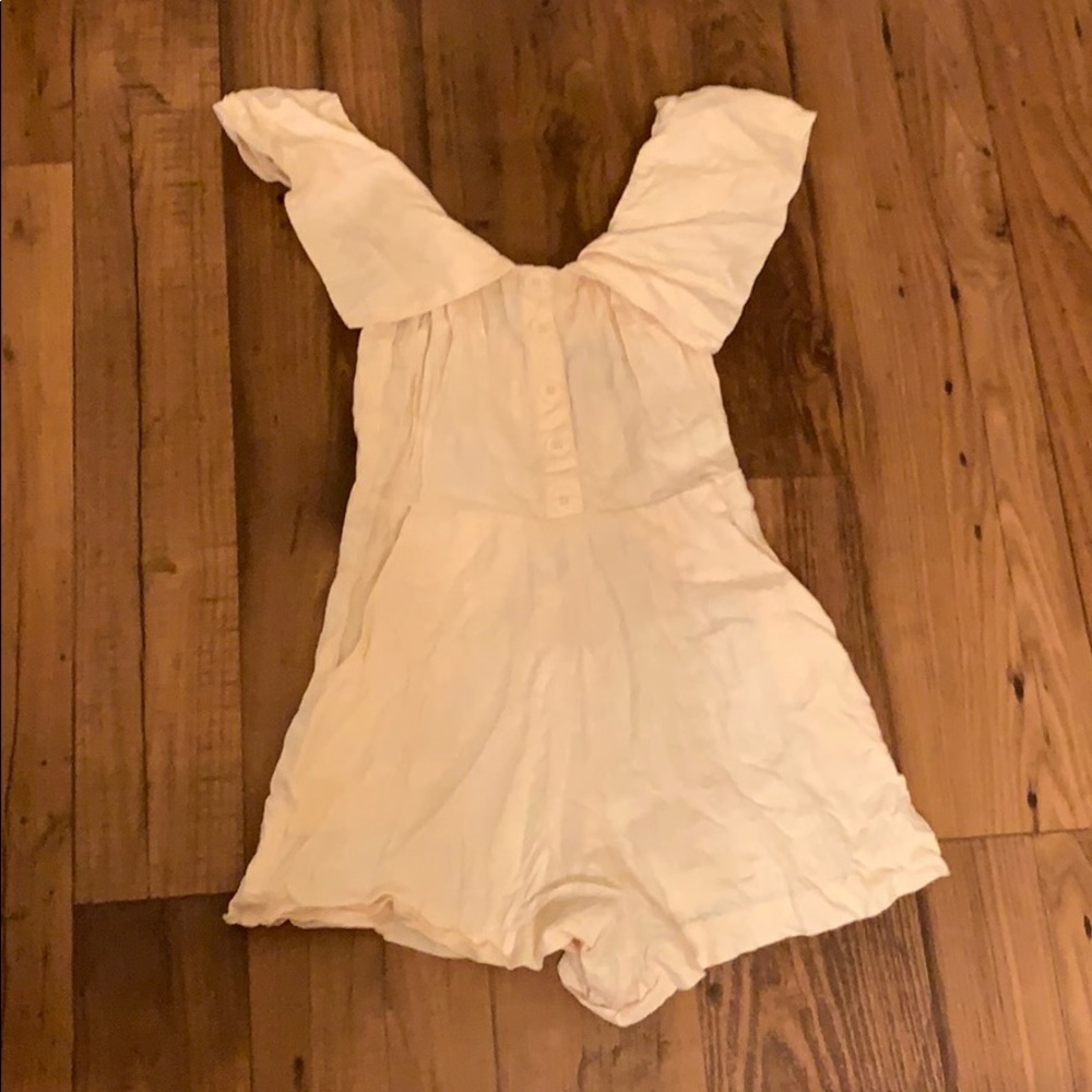 Reformation Romper in blush